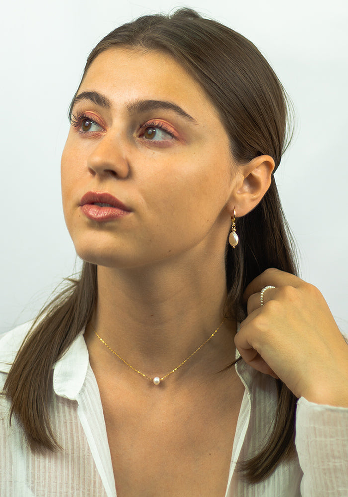 Solitaire Pearl Necklace - SimplyO
