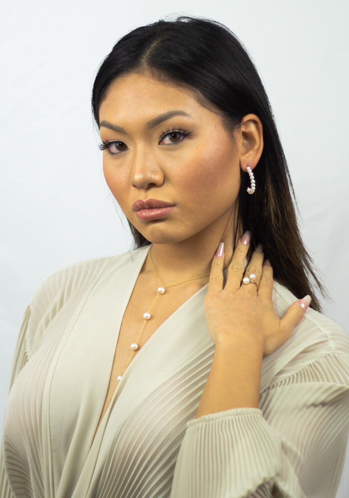 Open Pearl Ring - SimplyO
