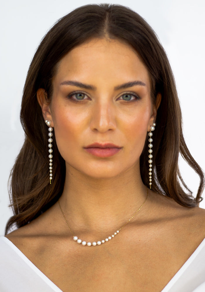 Cascade de Perles Necklace - Perlenkette Gelbgold - SimplyO Jewelry