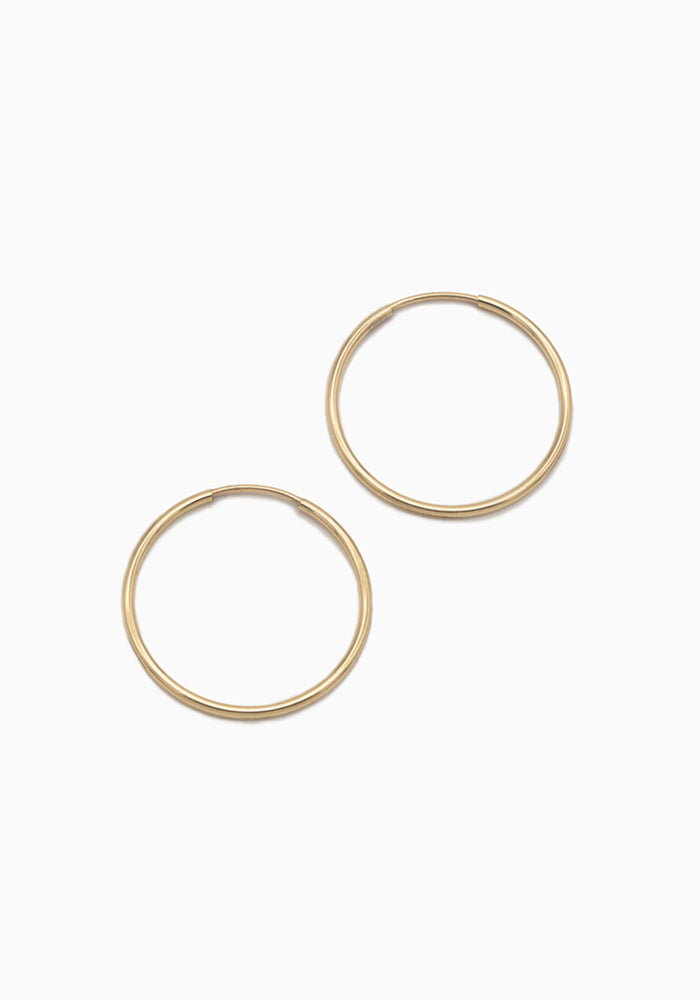 Hoop Ohrringe -Endless Hoop Ohrringe - Gold Creolen - SimplyO Jewelry