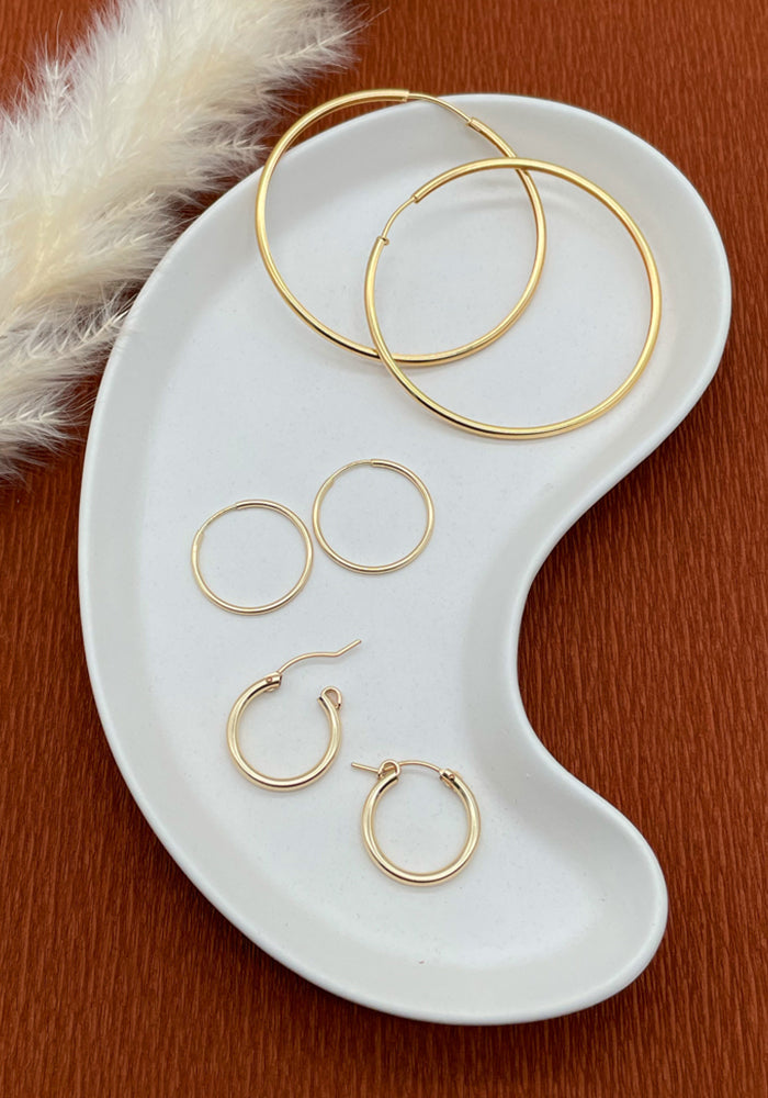 Hoop Ohrringe - Classic - Creolen Gold - SimplyO Jewelry