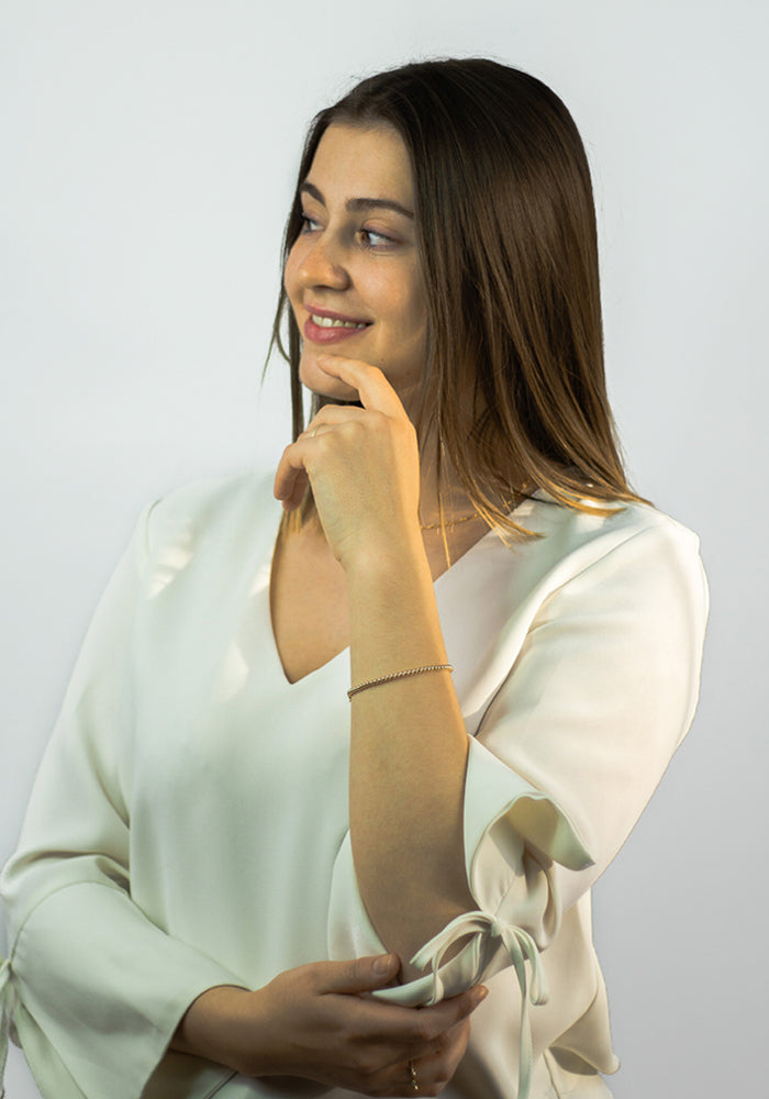 Kugelarmband Gold 3 mm - SimplyO