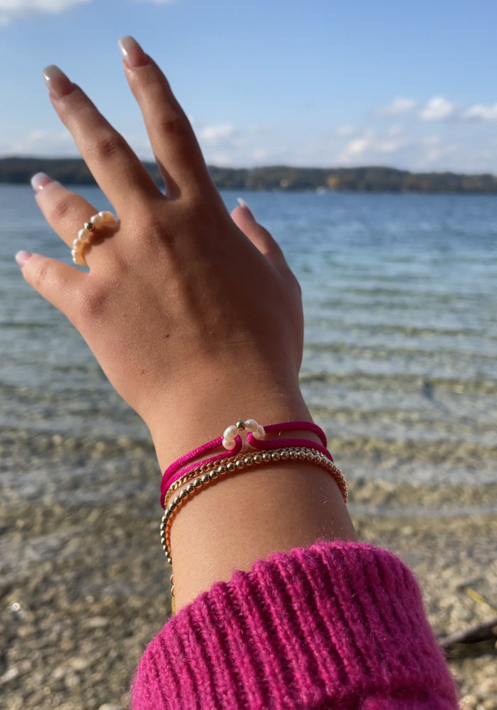 Kugelarmband Gold 4 mm - SimplyO