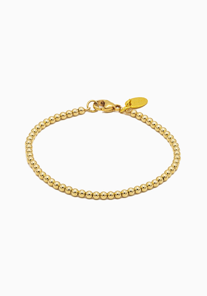 Kugelarmband Gold 3 mm - SimplyO