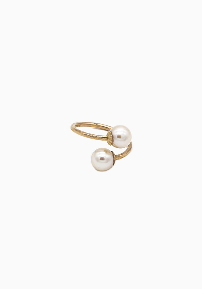 Open Pearl Ring - Perlenring - SimplyO Jewelry