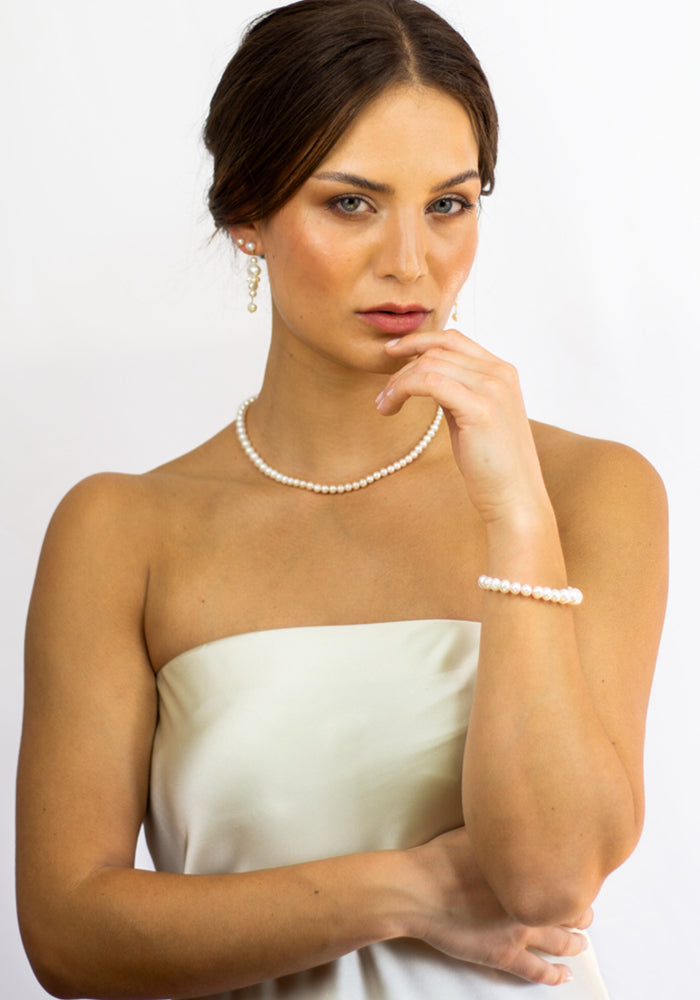 Petit Margaux Necklace mit Margaux Bracelet – eleganter Perlenschmuck für besondere Anlässe - SimplyO