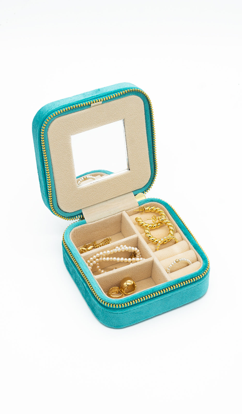 Jewelry Box - metallic turquoise - SimplyO