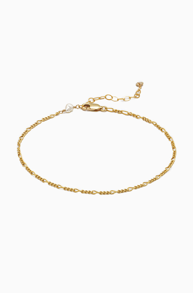 Figaro Anklet Gold - Fußkette - SimplyO Jewelry