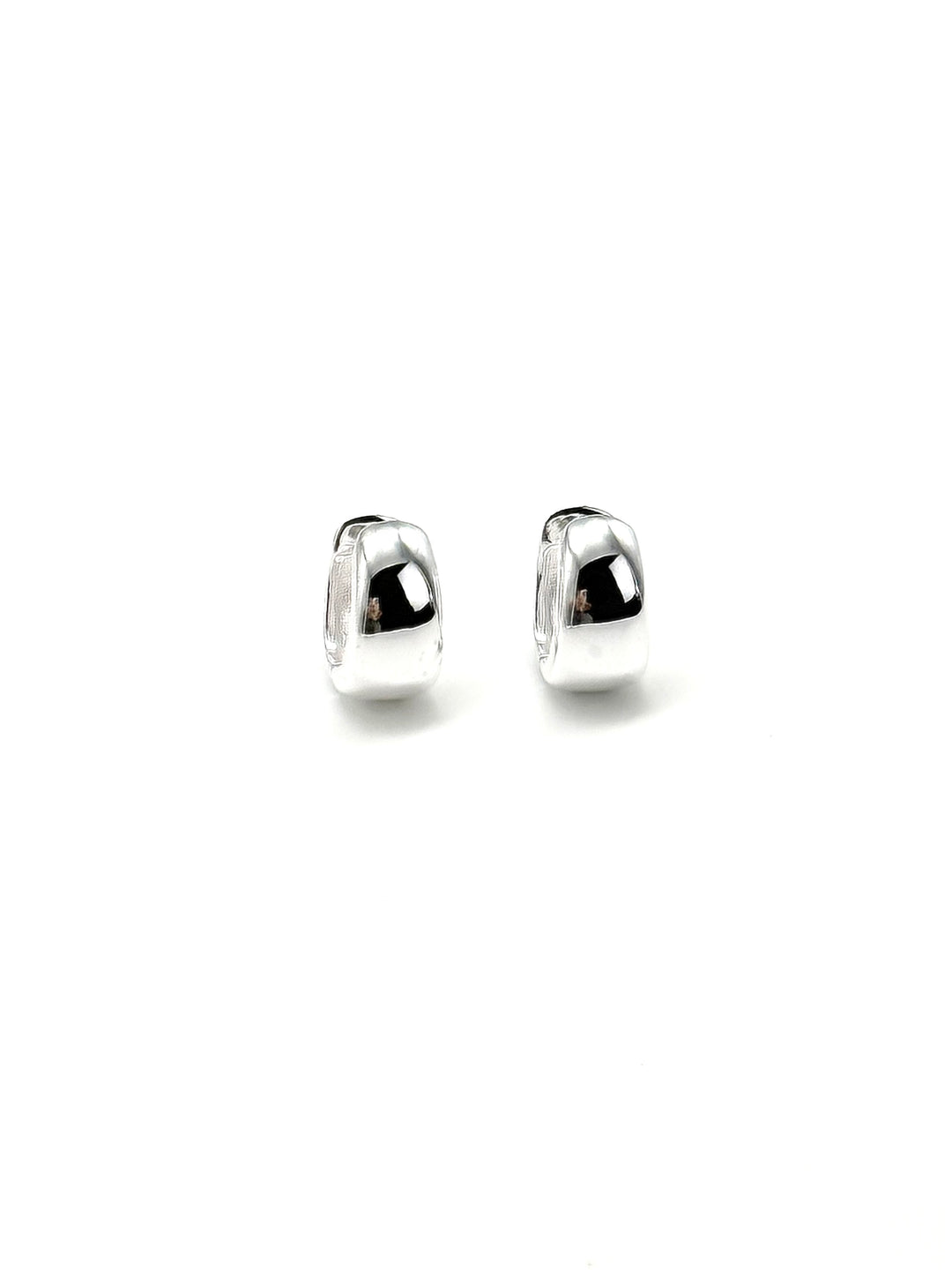Claire Klappkreolen aus 925 Sterling Silber Frontalansicht