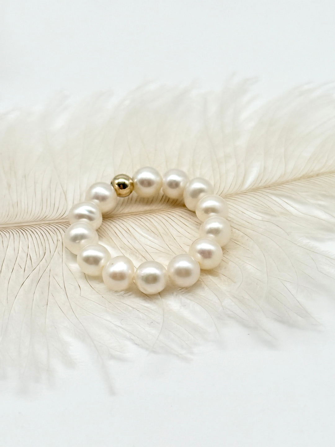 Perlen Ring Mina - feine Süßwasserperlen - Hochzeitsschmuck