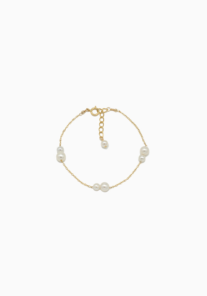 Bisous de Perles Bracelet - Perlenarmband Gold - SimplyO Jewelry