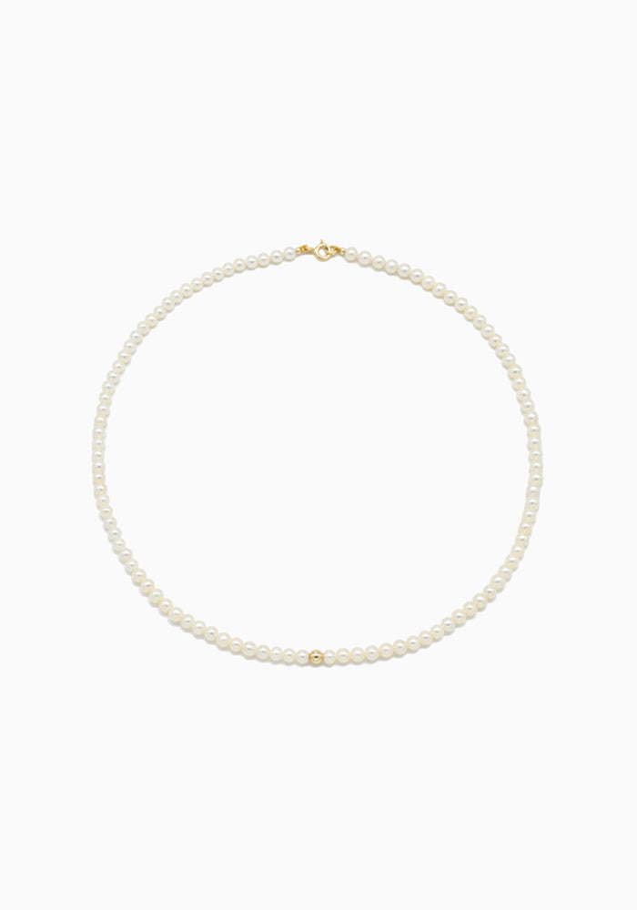Dorée Necklace - Süßwasser Perlenkette Gold - SimplyO Jewelry