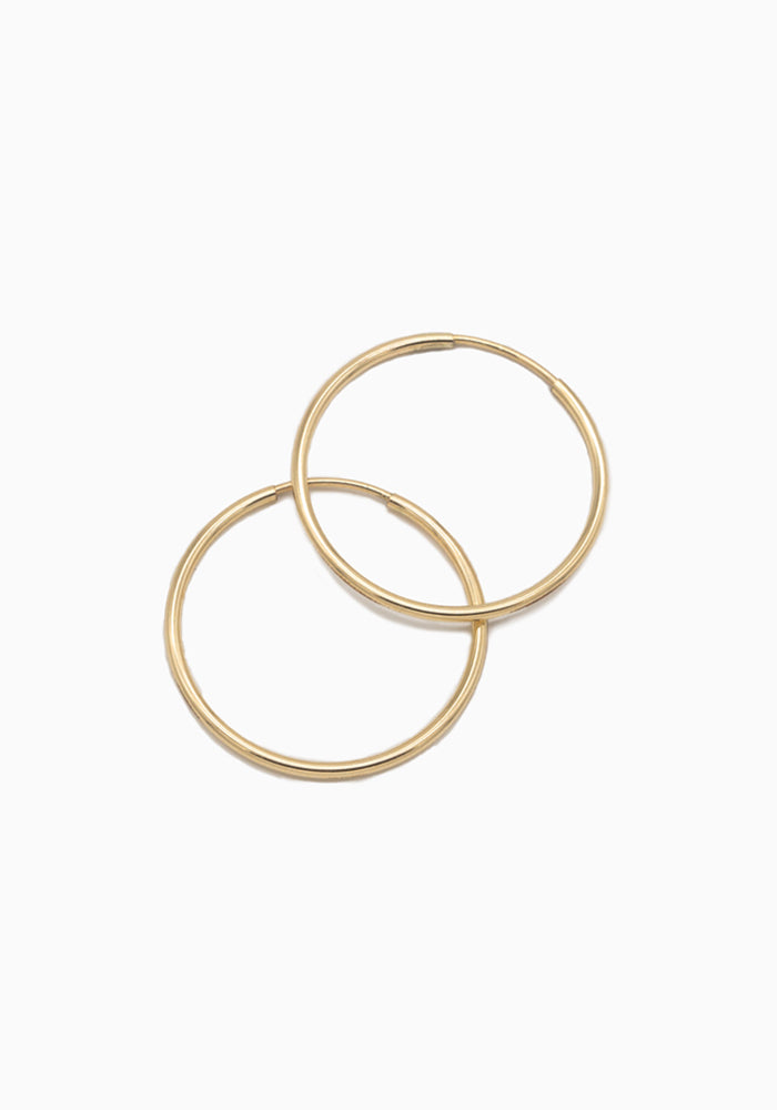 Hoop Ohrringe -Endless Hoop Ohrringe - Gold Creolen - SimplyO Jewelry