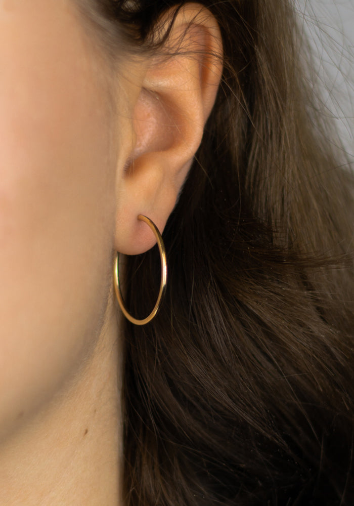 Hoop Ohrringe -Endless Hoop Ohrringe - Gold Creolen - SimplyO Jewelry