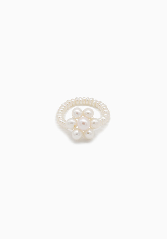 Fleur de Perle Ring - Perlenring - Blumenring - SimplyO Jewelry