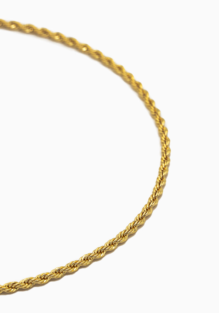 Kordelkette Gold - 3 mm - SimplyO Jewelry
