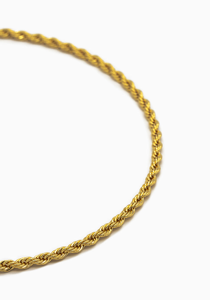 Kordelkette Gold - 4 mm - SimplyO Jewelry