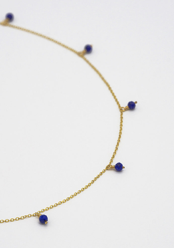 Lapislazuli Kette - Edelstein Halskette - SimplyO Jewelry