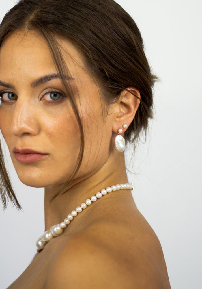Soléne Earrings - Barockperlen Ohrringe - SimplyO Jewelry