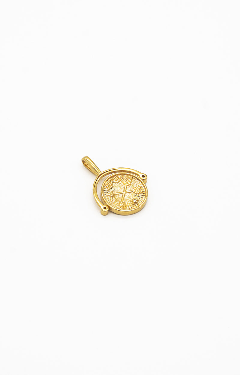 Kompass Anhänger - Gold Anhänger - SimplyO Jewelry