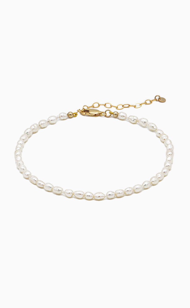 Fußkettchen Perlen - Perlen Anklet Sina - Fußketten - Fußkettchen - SimplyO Jewelry