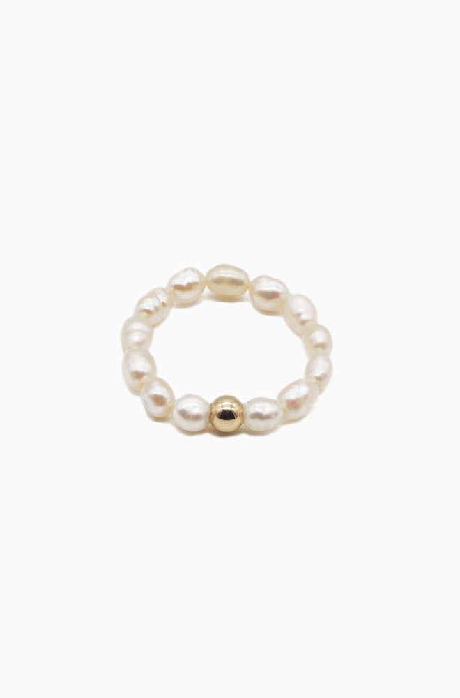 Pearl Ring Sina - Perlenring - Perlenring 14k Gold - SimplyO Jewelry